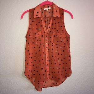 Lush sleeveless blouse